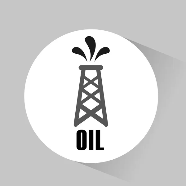 Conception d'industrie pétrolière — Image vectorielle