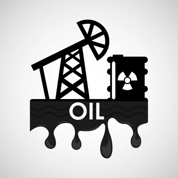 Projekt przemysł ropy naftowej — Wektor stockowy