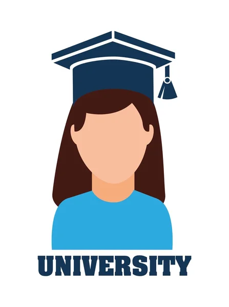 Diseño de concepto de graduación — Vector de stock