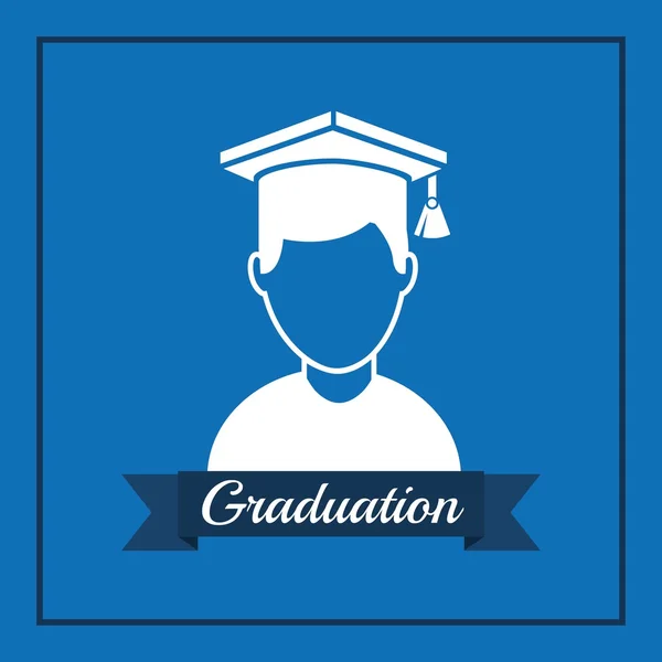 Diseño de concepto de graduación — Vector de stock