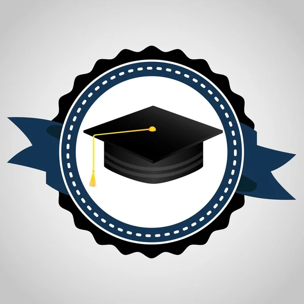 Diseño de concepto de graduación — Vector de stock