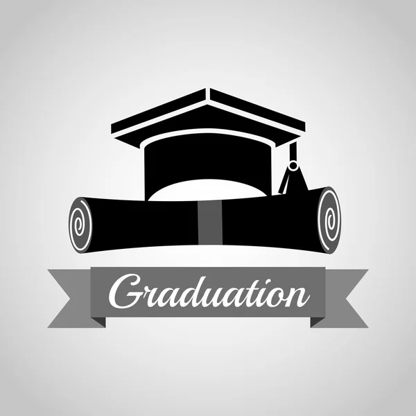 Diseño de concepto de graduación — Vector de stock