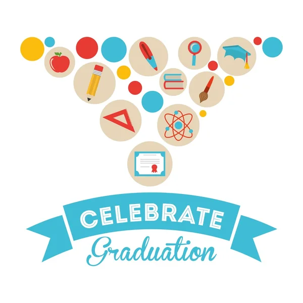 Conception du concept de graduation — Image vectorielle