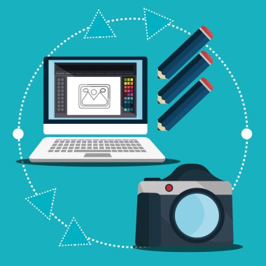 Yaratıcı fikirler grafik tasarımcı