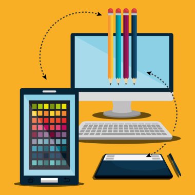 Yaratıcı fikirler grafik tasarımcı