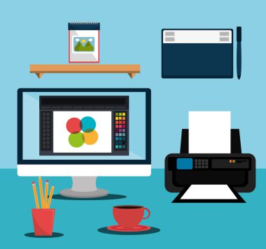 Yaratıcı fikirler grafik tasarımcı