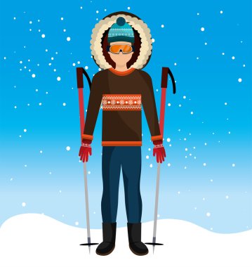 Kış moda giyim ve aksesuarları