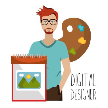 Yaratıcı fikirler grafik tasarımcı