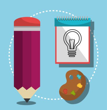 Yaratıcı fikirler grafik tasarımcı