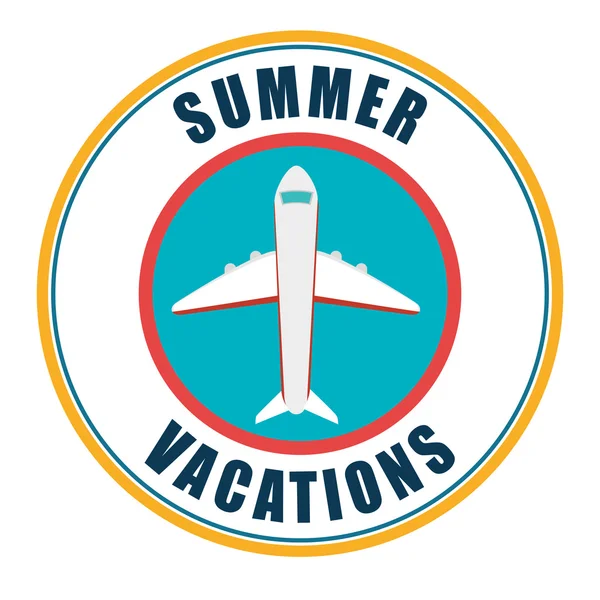 Summer, travel and vacation — Stock Vector