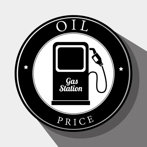 Petroleum industry and oil prices — Stock Vector