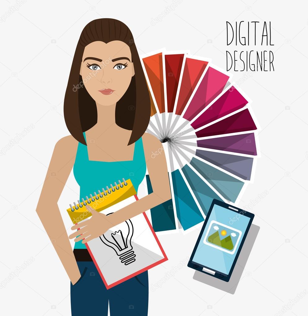 Creative ideas graphic designer