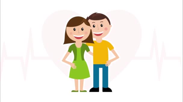 Conception de carte d'amour