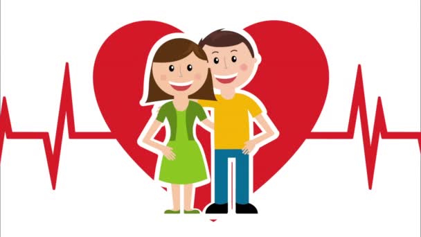 Conception de carte d'amour