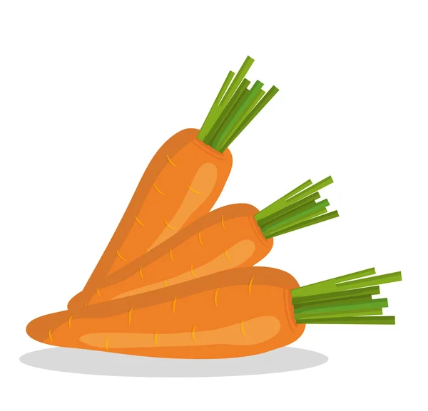 Verduras alimentos saludables — Vector de stock