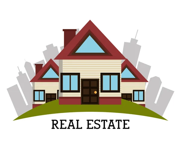 Investissement immobilier — Image vectorielle