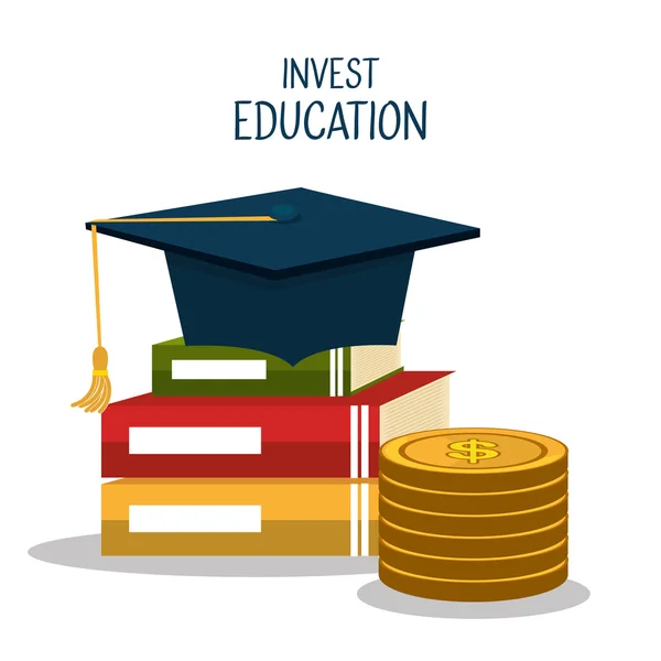 Education business investment — Stock Vector