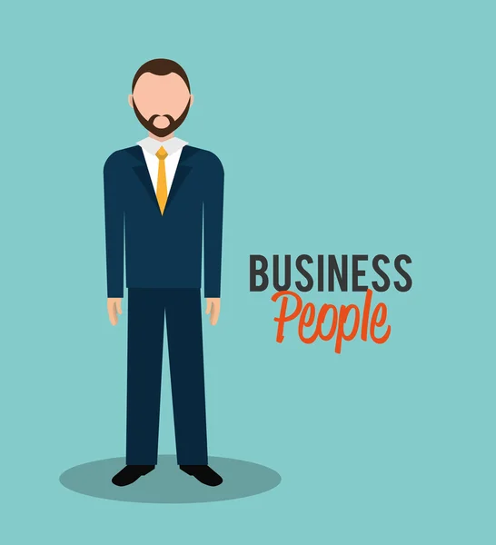 Business people or businessman — Stock Vector
