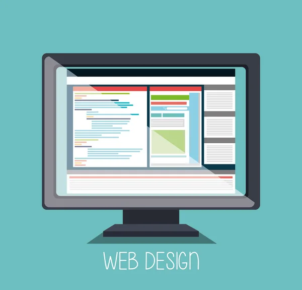 Développement Web Design — Image vectorielle