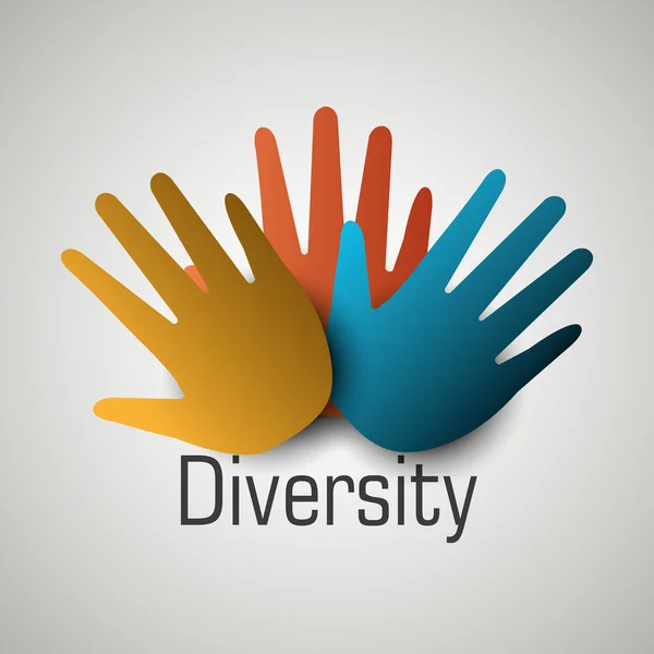 Gente diversidad colorido icono — Vector de stock