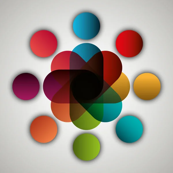 Mensen diversiteit kleurrijke pictogram — Stockvector