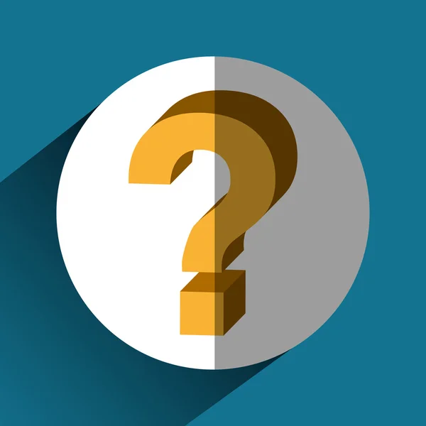 Question symbol icon — Stock Vector
