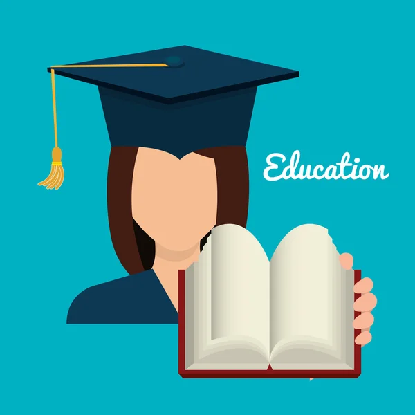 Aprendizaje y educación en línea — Vector de stock