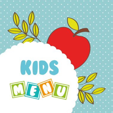 Kids menü tasarımı