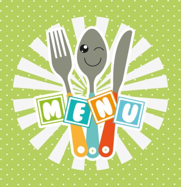 Kids menü tasarımı