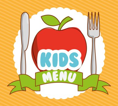 Kids menü tasarımı