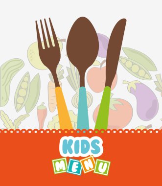 Kids menü tasarımı