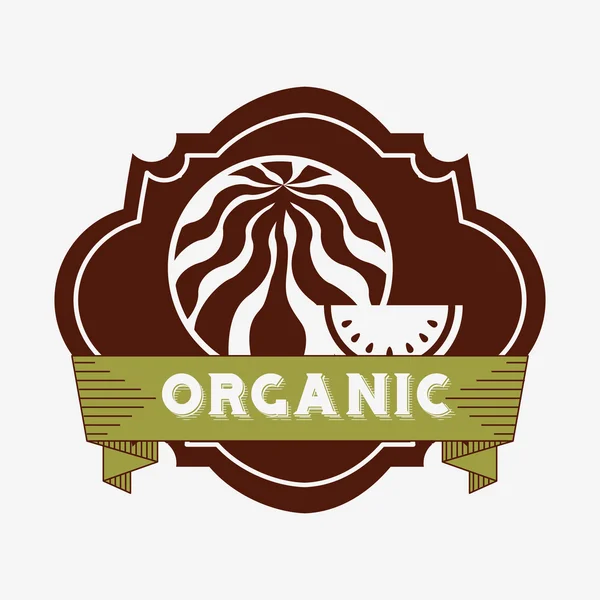 Organic and fresh product design — Stock Vector