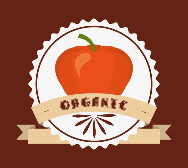 Diseño de productos ecológicos y frescos — Vector de stock