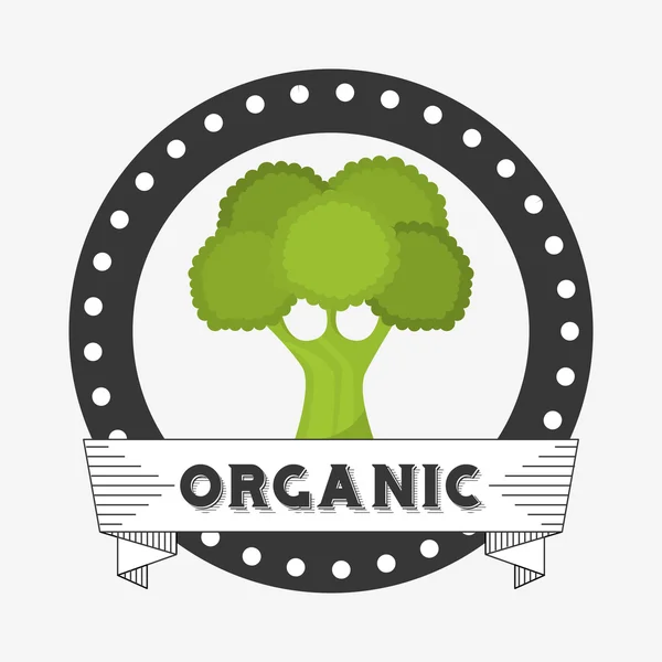 Organic and fresh product design — Stock Vector