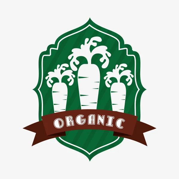 Organic and fresh product design — Stock Vector