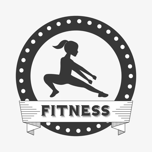 Design de clube de fitness — Vetor de Stock