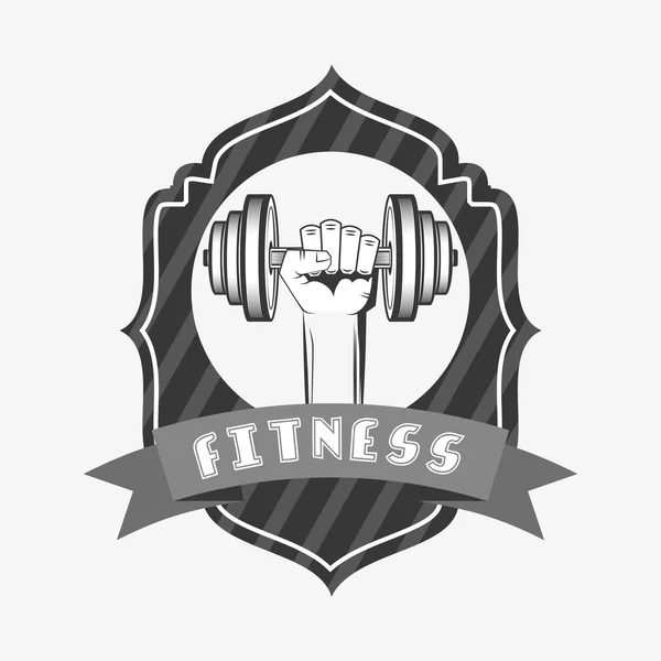 Design de clube de fitness — Vetor de Stock