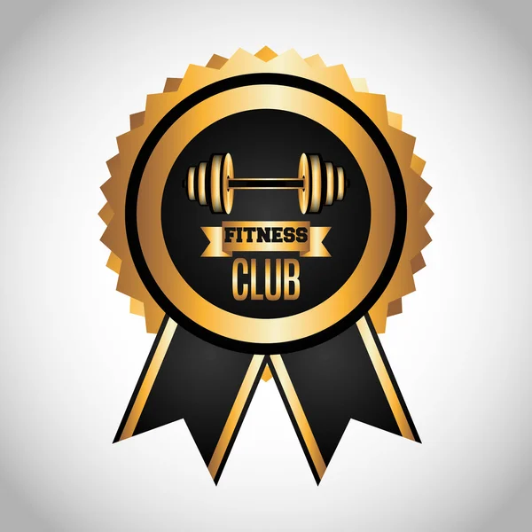 Design club de fitness — Image vectorielle