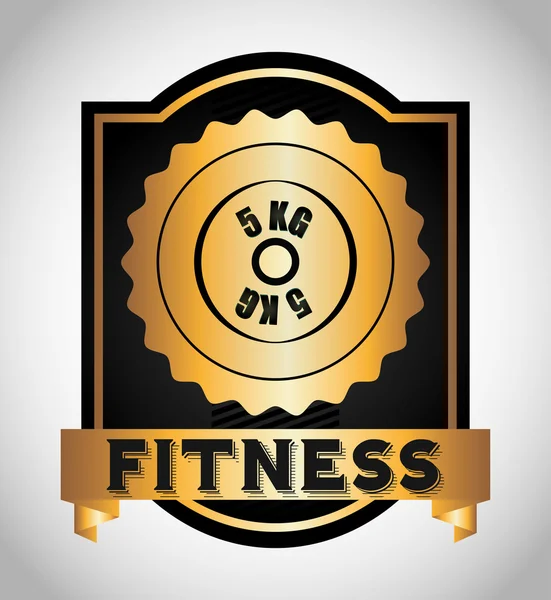 Design de clube de fitness — Vetor de Stock
