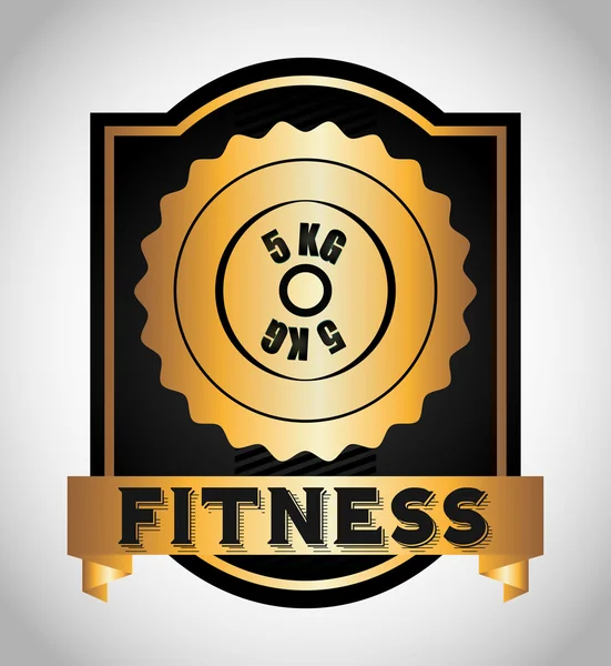 Fitness club designu — Stockový vektor