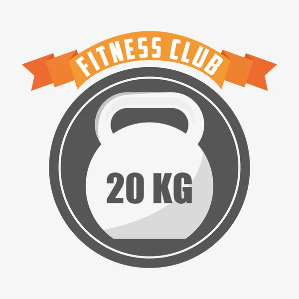 Design club fitness — Vector de stoc