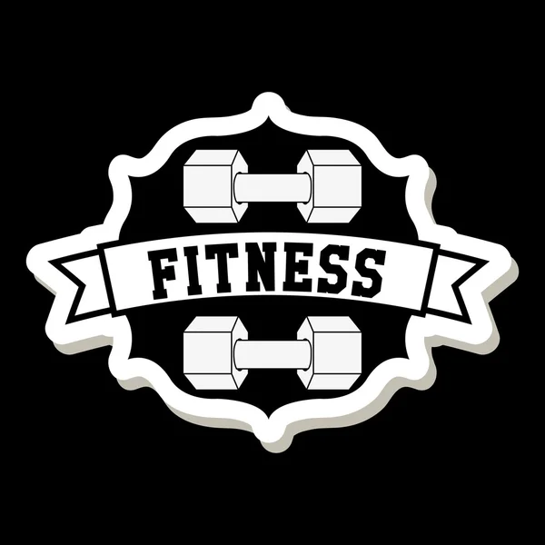 Design club de fitness — Image vectorielle