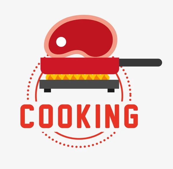 Cooking concept design — Stock Vector