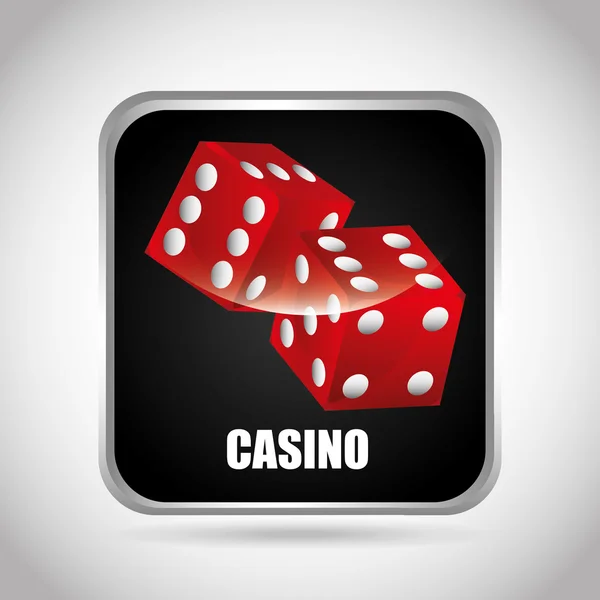 Casino spel design — Stock vektor