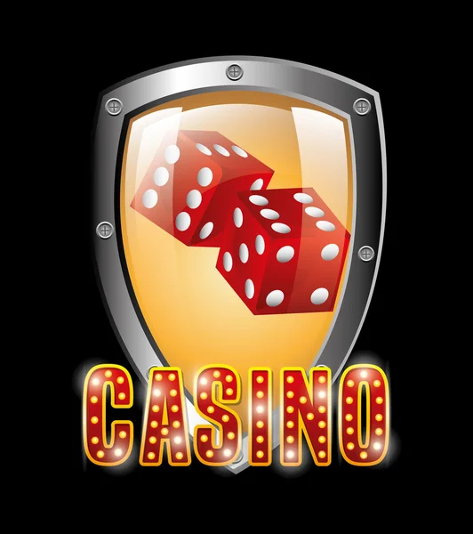 Casino spel design — Stock vektor