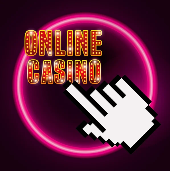 Casino Oyunları Tasarla — Stok Vektör