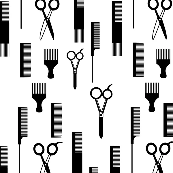 Hairdressing equipment design — Stock Vector
