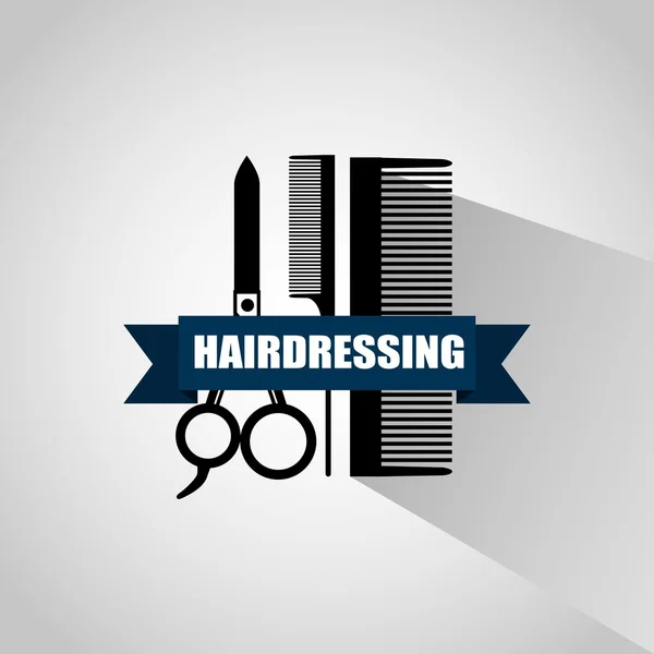 Design de equipamento de cabeleireiro —  Vetores de Stock