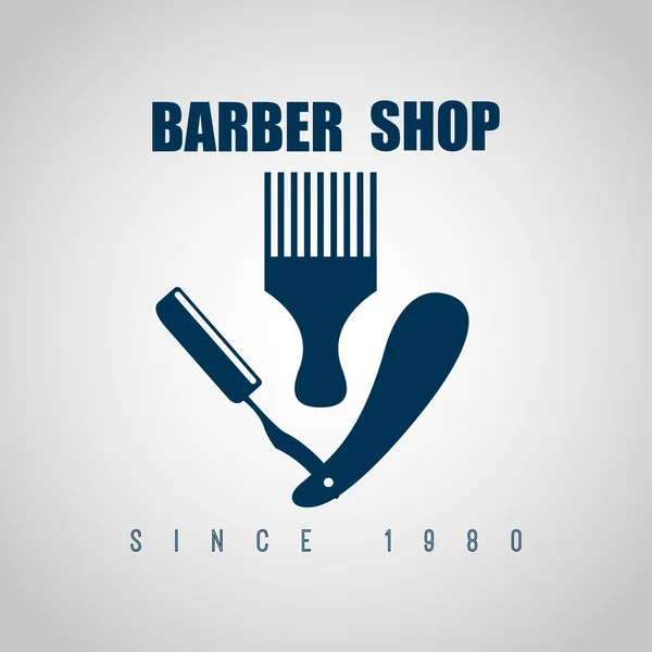 Barber shop design — Stock Vector