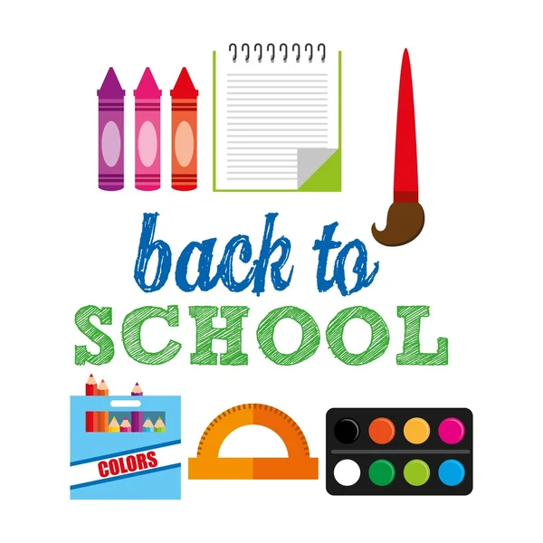 Back to school design — Stock Vector